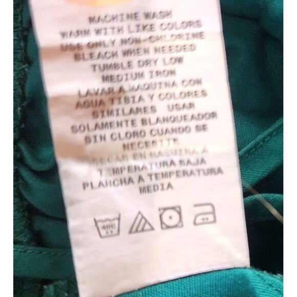 Green Cherokee XS Scrub Pants | Polyester Cotton Drawstring Medical Uniform - Picture 4 of 10